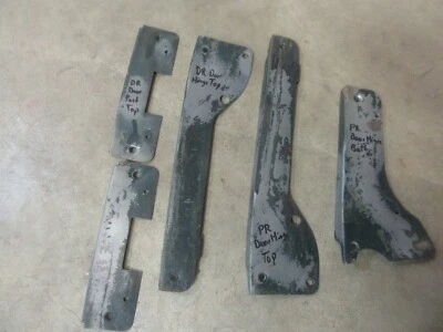 Buick Super 1950 4 puertas sedán puerta trasera bisagra cubierta moldura panel piezas rat rod  Foto 1 de 2