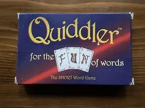 QUIDDLER The Short Word Game 1-8 Jugadores Edades 8+ Desde 1998 - ¡Completo! - Imagen 1 de 3