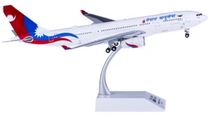1:200 30CM JC Wings Nepal Airlines AIRBUS A330-200 Passenger Plane Diecast Model - Picture 1 of 5