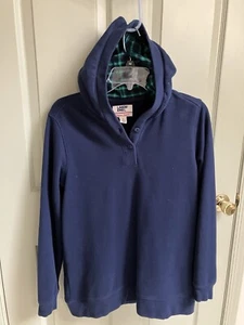 Lands' End Women's Hoodie Pullover Sweatshirt Classic Navy M NWOT (462) - Picture 1 of 10