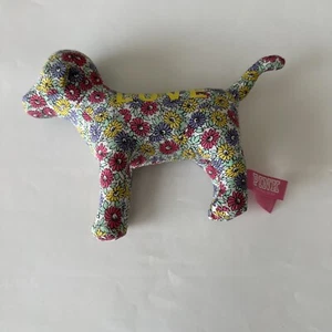 Victoria Secret PINK VS Dog Plush LOVE Daisy’s Flowers Floral 8.5 x 6 - Picture 1 of 9