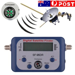 GSF-9506 Digital Satellite Finder TV Antenna Signal Strength Meter Compass FAT - Picture 1 of 12