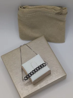 Impresionante Pulsera Bolo Ajustable YGI Espinela Negra Rodio Sobre Plata de Ley Foto 1 de 4