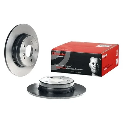 For Mercedes-Benz SLK350 05-11 UV Coated Series Plain Solid Rear Brake Rotor - Imagem 1 de 4