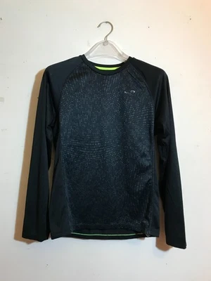 Champion Duo Dry Negro Manga Larga Atlético Activo Top Talla Mujer Pequeña Reflectante Foto 1 de 4