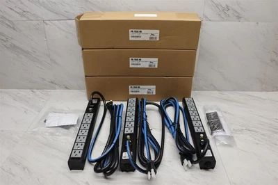 3 LOT - NEW Middle Atlantic 7-Outlet Vertical 10' Power Strip Cord Industrial - Image 1 of 4