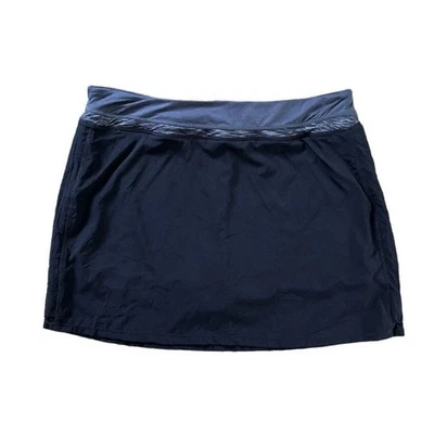 Tangerine Womens XXL Activewear Skirt Skort Black Gray Built In Shorts - Image 1 of 4