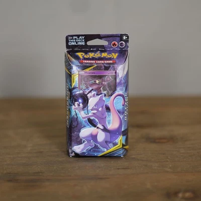Pokemon TCG Theme Deck Mewtwo Factory Sealed Damaged Box Psychic Promo Window - Image 1 of 4