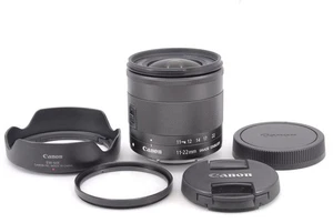 Canon EF-M 11-22mm f/4-5.6 IS STM Wide Angle Zoom Lens with Hood - Picture 1 of 9