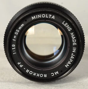 MINOLTA MC ROKKOR-PF 55mm f/1.9 Prime Lens - Picture 1 of 6