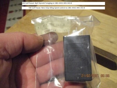 VW Golf Passat. Nuevo relé control de velocidad de ralentí nº 280. # 811-905-343-B  Foto 1 de 2