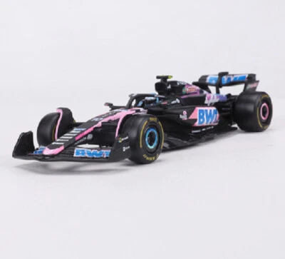 Bburago 1:43 F1 2024 Bahrain BWT Alpine A524 #10 Pierre Gasly Model Car Helmet - Image 1 of 2