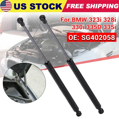 2x Hood Lift Support Strut Shocks Gas for 2006-2013 BMW 323i 325i 328i 330i 335i Foto 1 de 4
