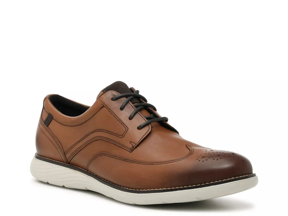 Sapatos sociais masculinos Rockport Garett ponta de asa Oxford - Imagem 1 de 1
