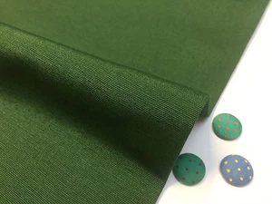 Tende tessuto ottomano tinta unita tappezzeria cotone tessuto tela 140 cm verde scuro - Foto 1 di 2