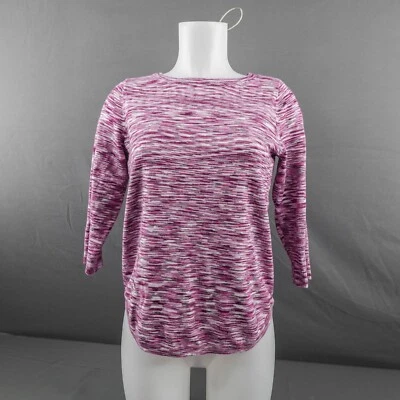 The Limited Womens Sweater Small Purple Space Dye Softcore Clean Girl Cozy Chic - Image 1 of 4