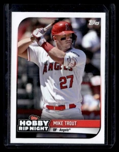 2024 Topps Hobby Rip Night - MIKE TROUT - Los Angeles Angels -#11 - Picture 1 of 2