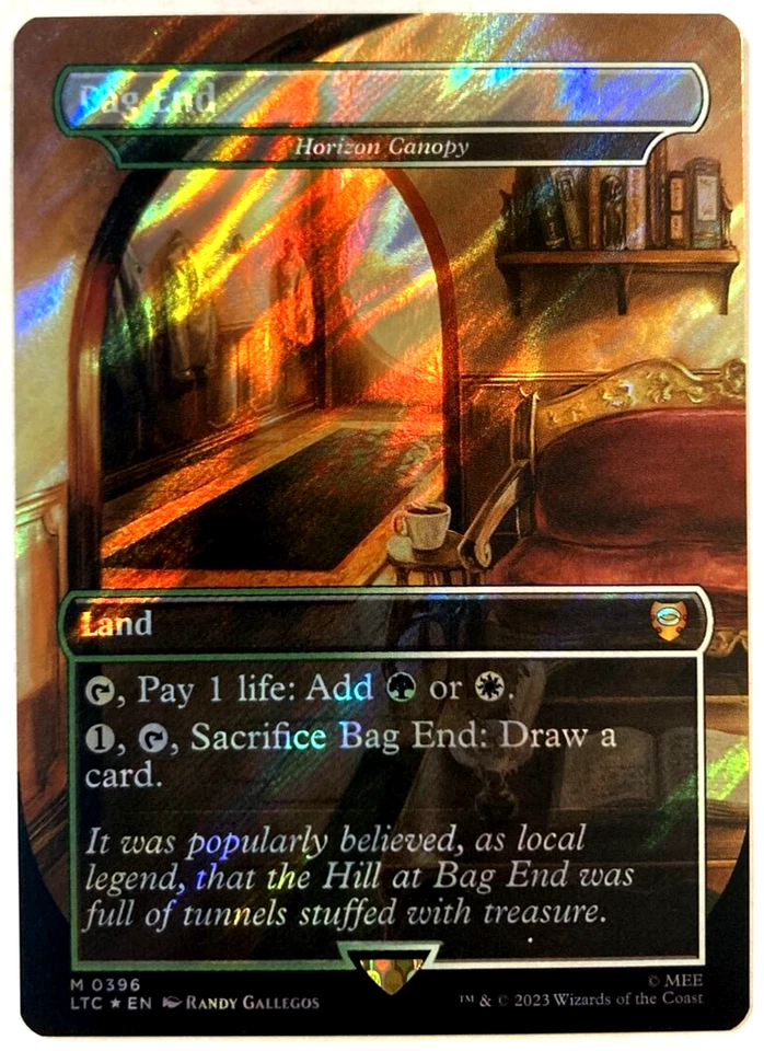 MTG Bag’s End SURGE FOIL Lord of the Rings Commander 396 NM - Image 1 of 4