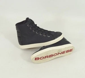 BORBONESE SNEAKERS IN JET CON STAMPA OP NERO - Imagen 1 de 5