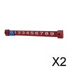2X Foosball Scoreboard Universal Portable 10 Numbers Table Football Counter Red
