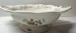 Crownford Giftware Hochzeitsschale Made In England - Bild 1 von 8