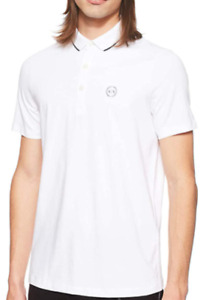 A|X Armani Exchange Men's Short Sleeve Jersey Knit Polo Shirt