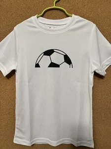 Youth Small sports shirts, Soccer t-shirt. White. - Picture 1 of 2