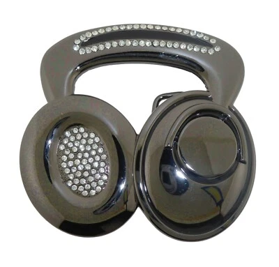 Auriculares Música Músico Hebilla Cinturón Estilo Antigua Escuela Hip Hop Rock Roll Motociclista Foto 1 de 2