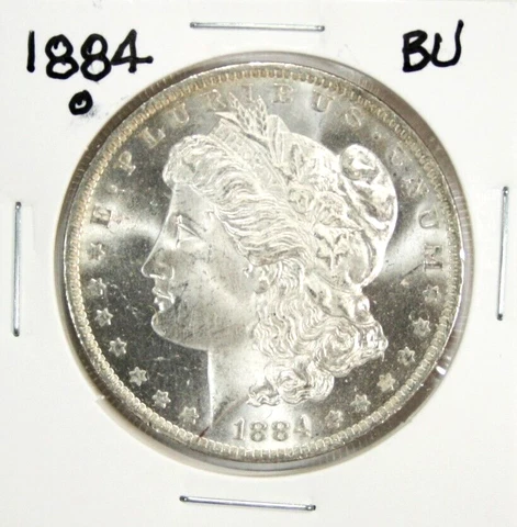 1884-O Morgan Silver Dollar "BU" Looks PL #GA3 Cover