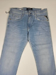Replay Hyperflex RE-Used Anbass Slim Fit Stretch denim  Jeans Hose Gr 32/32  A1 - Bild 1 von 4