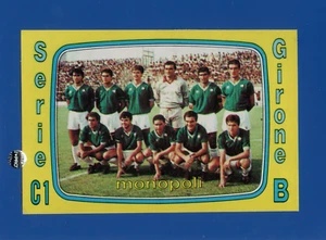 FIGURINA CALCIATORI PANINI 1985/86 N.577 MONOPOLI SQUADRA REC/RECOVERED - Imagen 1 de 1
