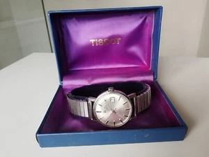 Vintage Tissot Seastar Automatic Uhr Boxed Herren Armbanduhr Speidel USA Armband - Bild 1 von 9
