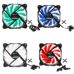 Computer Eclipse for 120mm LED Red Blue Green CPU Cooling Fan 1 - Afbeelding 1 van 9