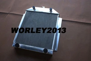 3 core aluminum radiator for FORD CAR FLATHEAD V8 1949 1950 1951 1952 1953 MT - Bild 1 von 9