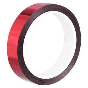 Metalized Polyester Film Tape Adhesive Mirror Finish Decor Tape 50m x 20mm,Red - Picture 1 of 5