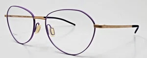 Or Green Tropics 1129 Matte Purple/Matte Gold 54-16-135 Eyeglasses NIB - Bild 1 von 4