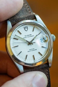 Tudor Prince Oysterdate Linen Dial 34mm 1988 NeoVintage - Picture 1 of 6