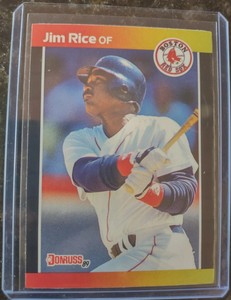 Jim Rice - Hall of Fame - Boston Red Sox - 1989 Donruss Baseball Card #122
