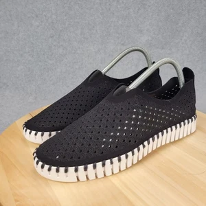 Ilse Jacobsen Hornbaek Black Tulip Slip On Perforated Loafers Gr. 39 EUC Sneaker - Bild 1 von 10