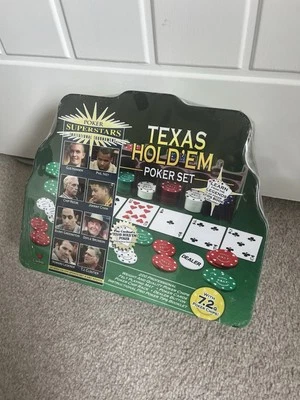 Professional Texas Hold'em Set Poker New Sealed  - Image 1 of 3