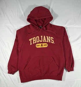 USC Trojans Sudadera con Capucha Para Hombres M Rojo Dorado Pullover Sudadera Cosida Bordado Logo - Imagen 1 de 7