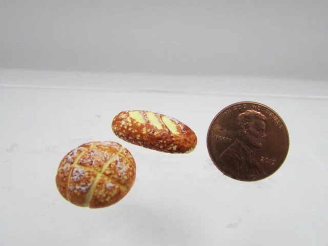 Juego de masa madre y pan francés miniatura para casa de muñecas IM65001 Foto 1 de 1