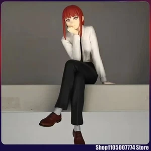 Chainsaw Man Makima 14CM Nudelstopper PVC Anime Figur Sammlerstück Spielzeug - Bild 1 von 7