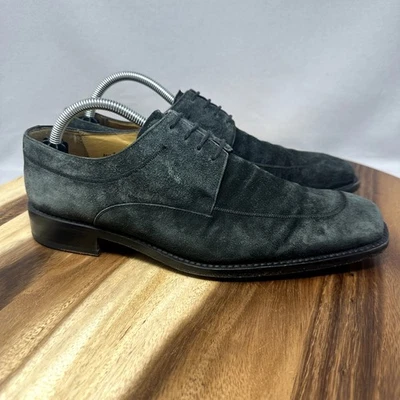 Zapatos de vestir Mezlan de gamuza para hombre 9 M verde Oxford Derby con cordones punta  Foto 1 de 4