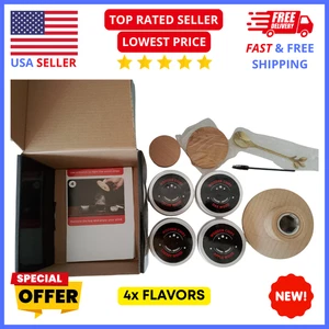 Whiskey Cocktail Smoker Kit – 4 Wood Chip Flavors Infuser & Easy Instructions - Picture 1 of 3