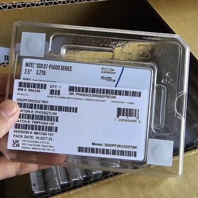 Intel P5600 3.2TB 2.5" U.2 NVME SSD SSDPF2KE032T9N1 Solid State Drive - Image 1 of 2