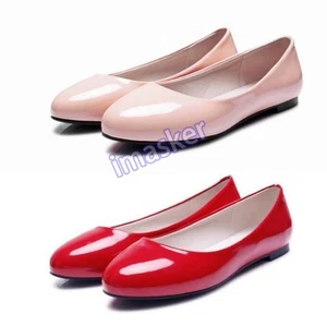 Zapatos planos para mujer clásicos informales punta redonda zapatos planos de ballet  - Imagen 1 de 19