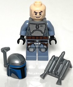 LEGO SW0468 Jango Fett (2013, Minifigure, Star Wars, Smile, 75015) Canadian