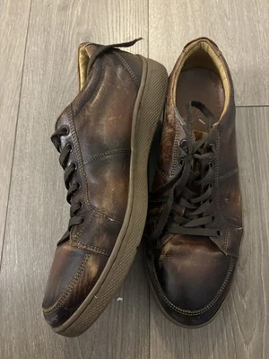 Zapatos Sandro Moscoloni Hombre Talla 12 Cuero Marrón Envejecido M180 Foto 1 de 4