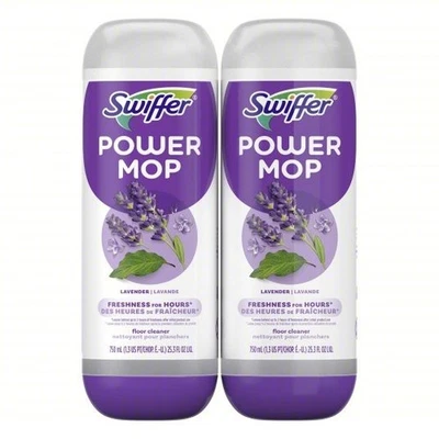 Swiffer Power Mop Refill Solution, Lavender Scent, 25.3oz X 2 - Image 1 of 4